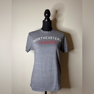 Northeastern University Huskies Graphic Tee Gray Size S